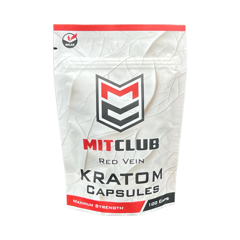 Red Vein Kratom Capsules